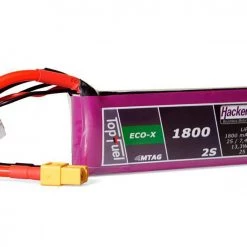 Hacker RC-Akku LiPo 1800 MAh 7.4 V 25C TopFuel ECO-X MTAG - Akkus