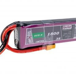Hacker RC-Akku LiPo 1800 MAh 11.1 V 25C TopFuel ECO-X MTAG - Akkus