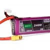 Hacker RC-Akku LiPo 2400 MAh 11.1 V 20C TopFuel ECO-X MTAG - Akkus -RC-Modellbau Onlineshop 1017055 1 7