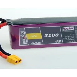 Hacker RC-Akku LiFe 3100 MAh 13.2 V 30C TopFuel MTAG - Akkus