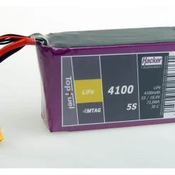 Hacker RC-Akku LiFe 4100 MAh 16.5 V 30C TopFuel MTAG - Akkus