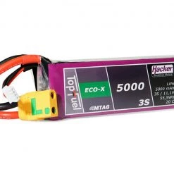 Hacker RC-Akku LiPo 5000 MAh 11.1 V 20C TopFuel ECO-X MTAG - Akkus