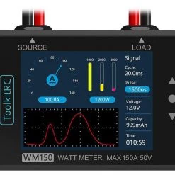ToolkitRC Akkutester WM150 Advanced Watt & Power Meter - Akkus -RC-Modellbau Onlineshop 1021717 3 5