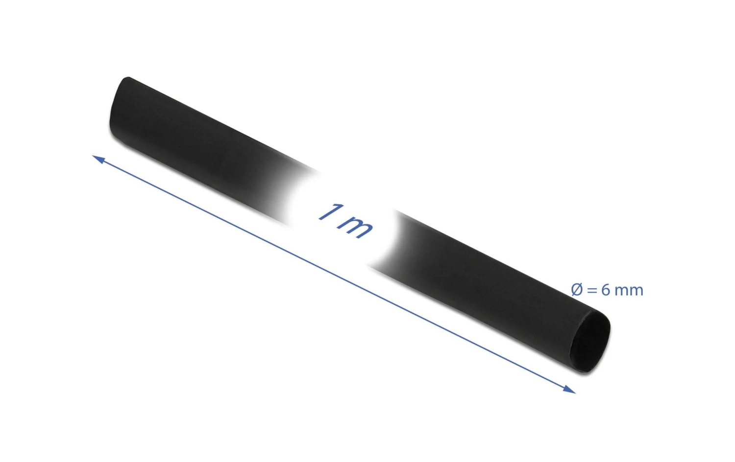 DeLock Schrumpfschlauch 1m X 6mm Schrumpfungsrate 4:1 Schwarz - Werkstoffe 5 DeLock Schrumpfschlauch 1m X 6mm Schrumpfungsrate 4:1 Schwarz - Werkstoffe – Bild 3