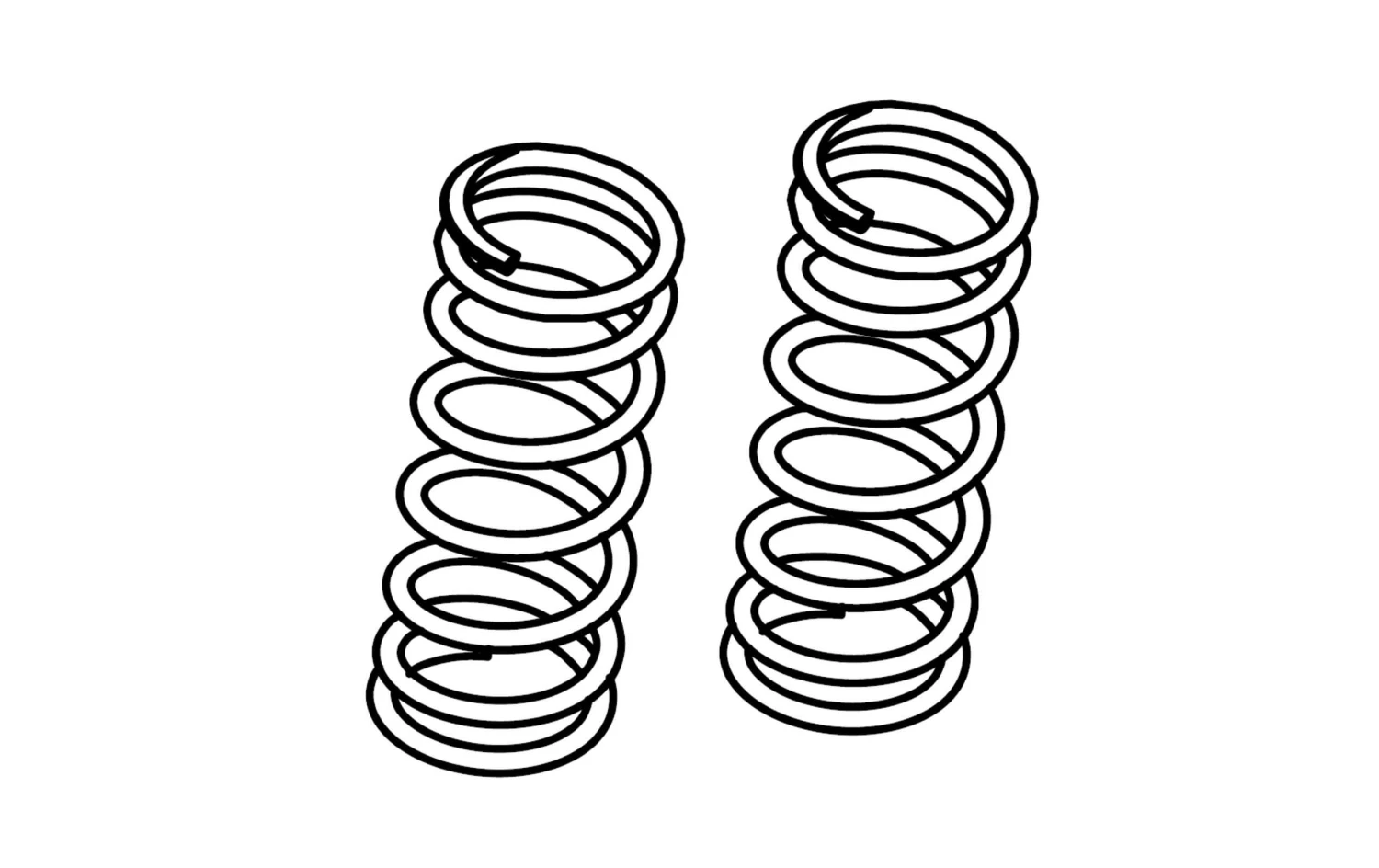 Amewi Dämpferfedern 7 Turn RCX10 - Off-Road Antrieb 3 Amewi Dämpferfedern 7 Turn RCX10 - Off-Road Antrieb