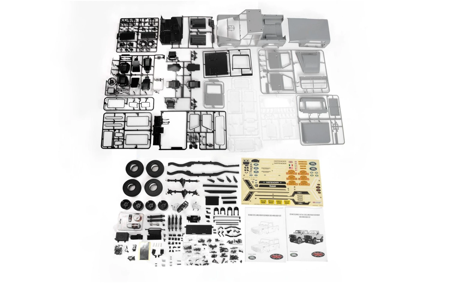 RC4WD Scale Crawler Gelände II Land Rover Defender D90 Bausatz - Off-Road Modelle 5 RC4WD Scale Crawler Gelände II Land Rover Defender D90 Bausatz - Off-Road Modelle – Bild 3