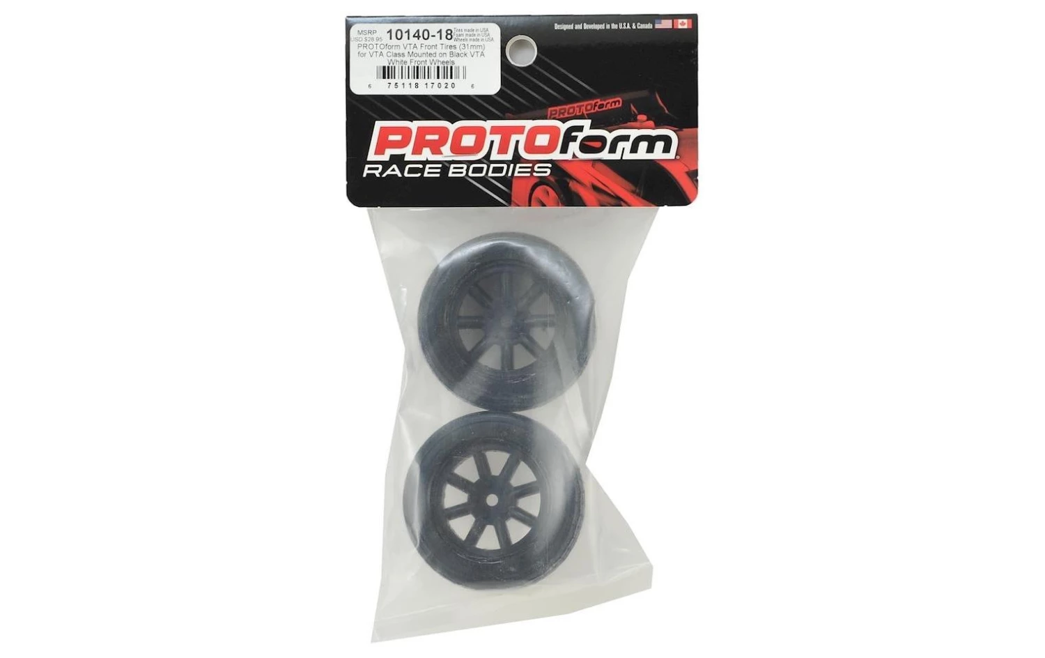 Proline Kompletträder VTA Front, 26 Mm, 1:10, Schwarz 2 Stück - On-Road Fahrwerk 5 Proline Kompletträder VTA Front, 26 Mm, 1:10, Schwarz 2 Stück - On-Road Fahrwerk – Bild 3