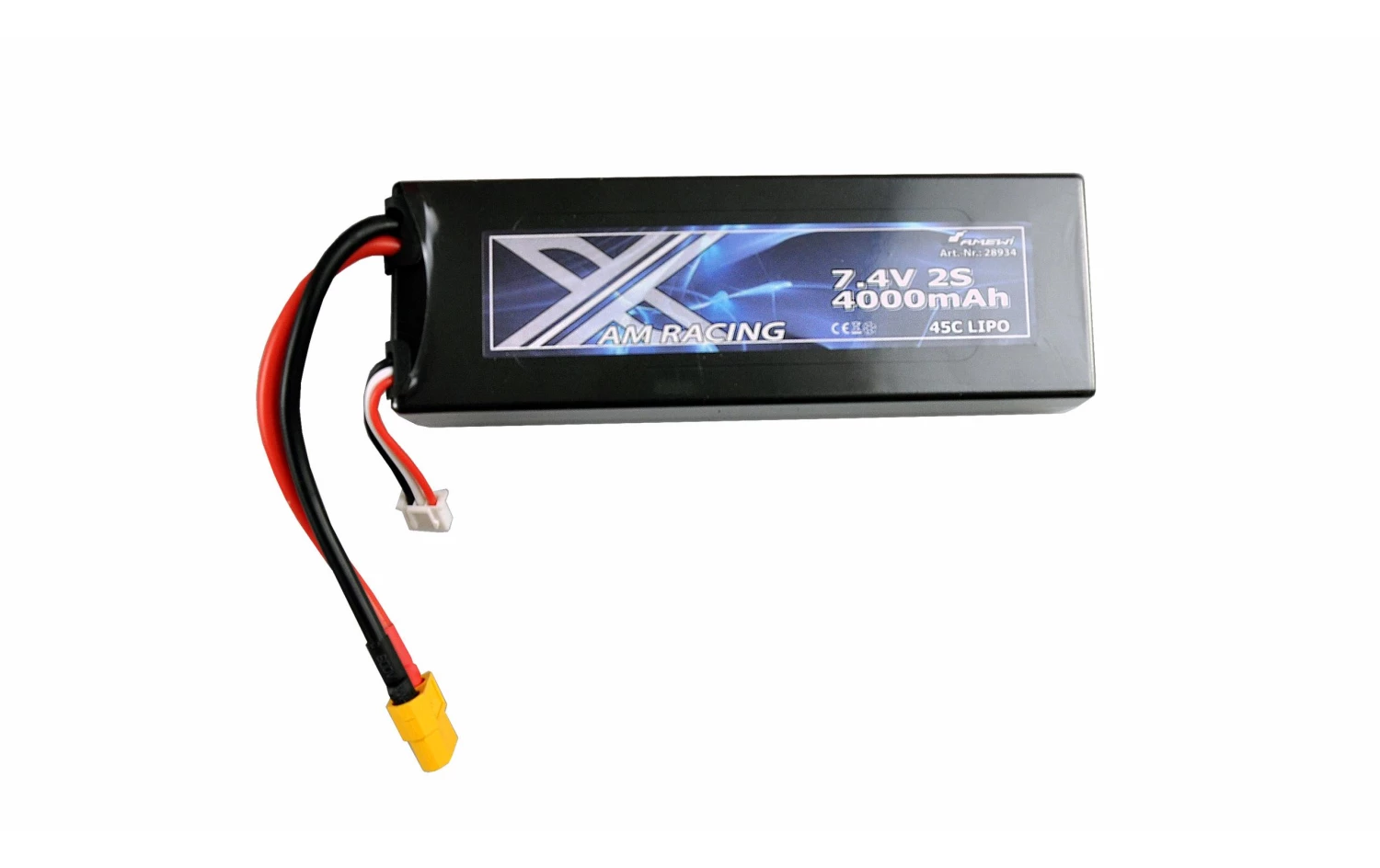 Amewi RC-Akku LiPo 4000 MAh 7.4 V 45C XT60 - Akkus 3 Amewi RC-Akku LiPo 4000 MAh 7.4 V 45C XT60 - Akkus