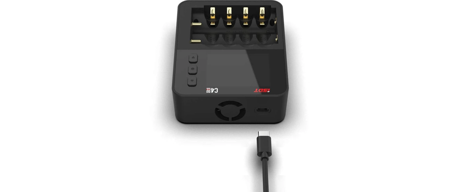 ISDT Ladegerät C4 EVO Smart AC Charger Für Rundzellen - Akkus 5 ISDT Ladegerät C4 EVO Smart AC Charger Für Rundzellen - Akkus – Bild 3