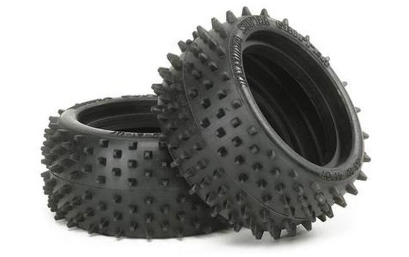 Tamiya Reifen Square Spike Hinten, Buggy, 2 Stück - On-Road Fahrwerk 3 Tamiya Reifen Square Spike Hinten, Buggy, 2 Stück - On-Road Fahrwerk