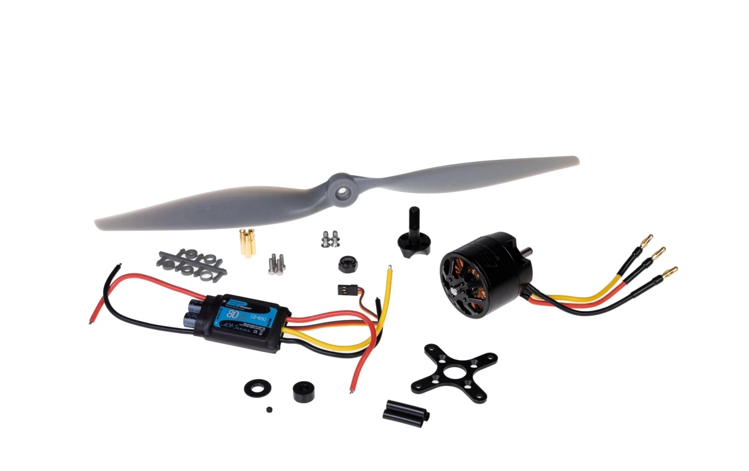EP Brushless-Antriebsset Sport 3D 4-5S 4120-500 KV, 80 A - Motoren ⋅ Regler 3 EP Brushless-Antriebsset Sport 3D 4-5S 4120-500 KV, 80 A - Motoren ⋅ Regler