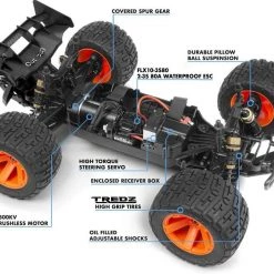Maverick Truggy Quantum XT Flux 80A 4WD Blau, 1:10, ARTR - Off-Road Modelle -RC-Modellbau Onlineshop 1231573 3 5