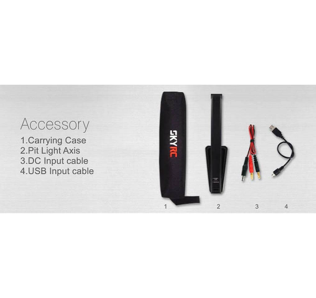 SKYRC Led Pit Lampe Schwarz - Werkzeug 5 SKYRC Led Pit Lampe Schwarz - Werkzeug – Bild 3