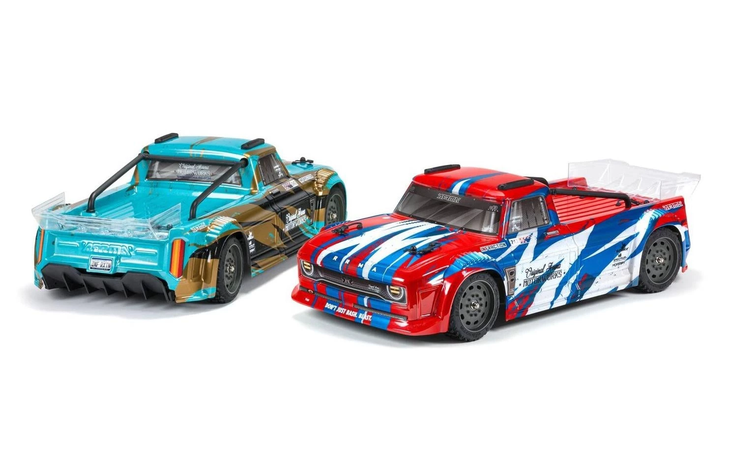 Arrma Infraction 4x4 Mega, Rot/Blau 1:8, RTR - On-Road Modelle 4 Arrma Infraction 4x4 Mega, Rot/Blau 1:8, RTR - On-Road Modelle – Bild 2