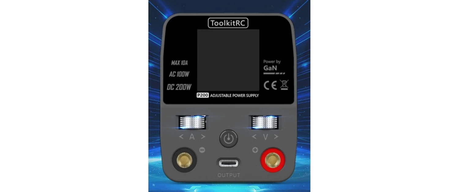 ToolkitRC Netzteil P200, 100W, 1-30 V DC , USB-C PD3.0 Ladefunktion - Akkus 5 ToolkitRC Netzteil P200, 100W, 1-30 V DC , USB-C PD3.0 Ladefunktion - Akkus – Bild 3