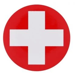 OEM Aufkleber Schweizerkreuz 110 Mm - Werkstoffe