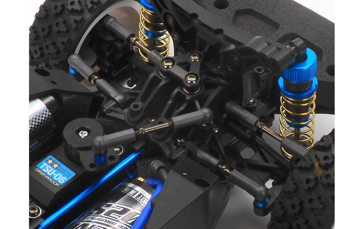 Tamiya Rally Chassis XV-02 Pro, 4WD, 1:10, Bausatz - On-Road Modelle 5 Tamiya Rally Chassis XV-02 Pro, 4WD, 1:10, Bausatz - On-Road Modelle – Bild 3