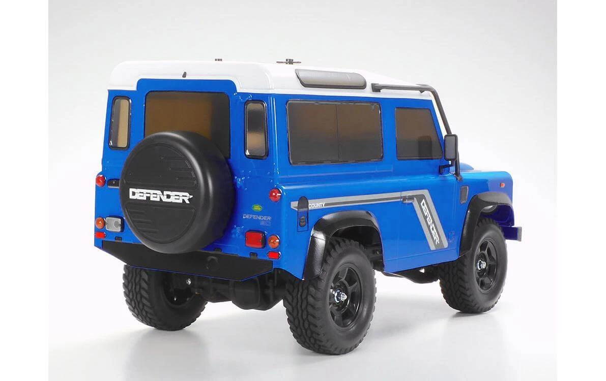 Tamiya Scale Crawler Land Rover Defender D90 Blau, CC-02 1:10, Kit - Off-Road Modelle 4 Tamiya Scale Crawler Land Rover Defender D90 Blau, CC-02 1:10, Kit - Off-Road Modelle – Bild 2