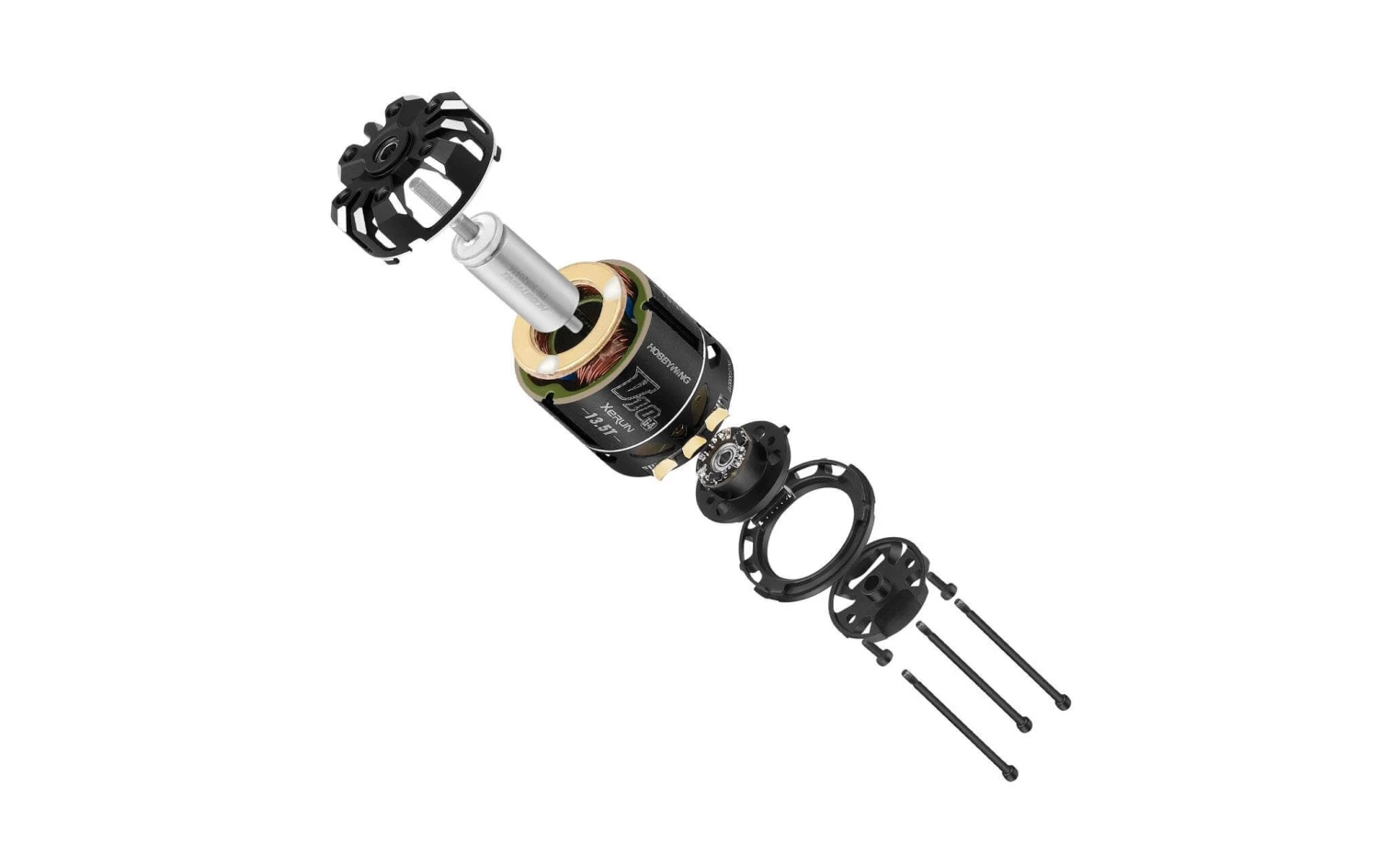 Hobbywing Brushless Motor Xerun V10 G4 Sensored 13.5T, 2-3S, 1:10 - Motoren ⋅ Regler 5 Hobbywing Brushless Motor Xerun V10 G4 Sensored 13.5T, 2-3S, 1:10 - Motoren ⋅ Regler – Bild 3