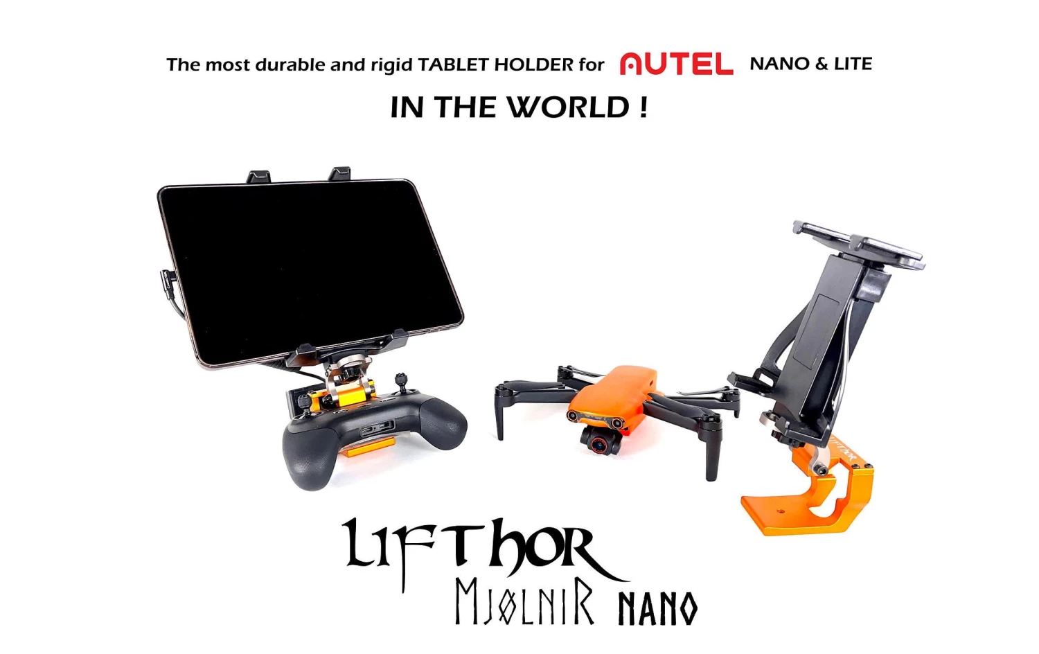 LifThor Tablet Halterung Mjolnir Für Autel Nano & Lite - Sender ⋅ Empfänger 4 LifThor Tablet Halterung Mjolnir Für Autel Nano & Lite - Sender ⋅ Empfänger – Bild 2