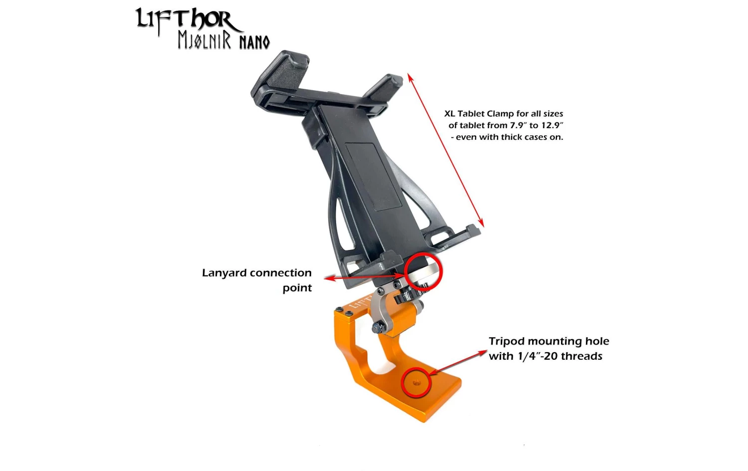 LifThor Tablet Halterung Mjolnir Für Autel Nano & Lite - Sender ⋅ Empfänger 5 LifThor Tablet Halterung Mjolnir Für Autel Nano & Lite - Sender ⋅ Empfänger – Bild 3
