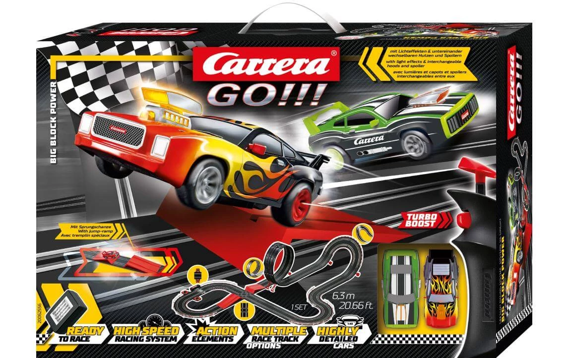 Carrera RC Rennbahn Carrera GO! Big Block Power - Carrera Rennbahn 3 Carrera RC Rennbahn Carrera GO! Big Block Power - Carrera Rennbahn