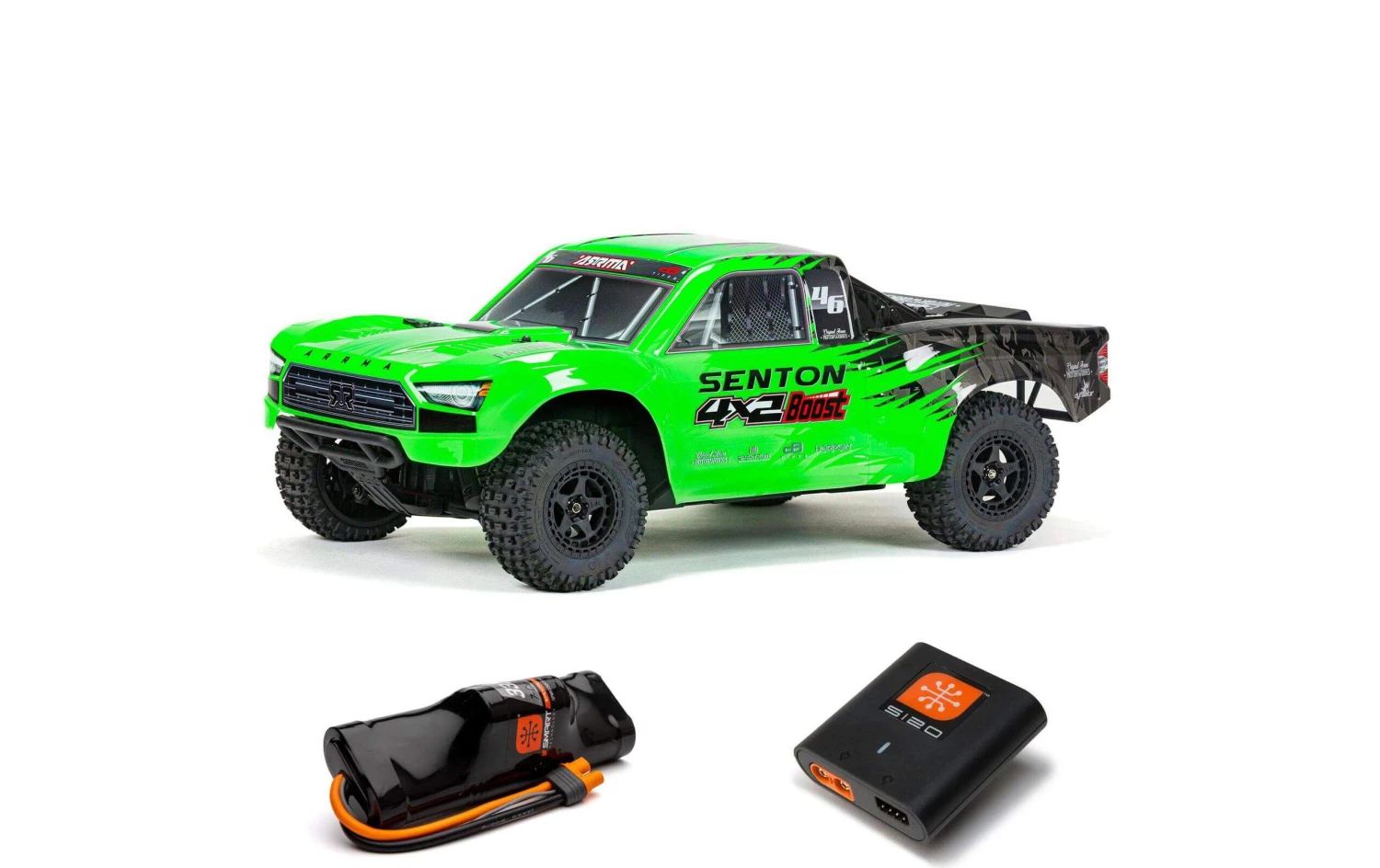 Arrma Short Course Truck Senton 4x2 Boost Mega, Grün RTR, 1:10 - Off-Road Modelle 4 Arrma Short Course Truck Senton 4x2 Boost Mega, Grün RTR, 1:10 - Off-Road Modelle – Bild 2