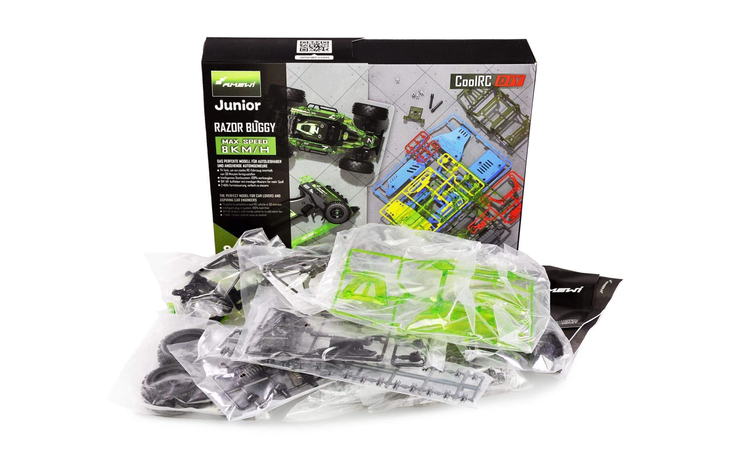 Amewi Buggy CoolRC DIY Razor 2WD 1:18 Bausatz - Off-Road Modelle 4 Amewi Buggy CoolRC DIY Razor 2WD 1:18 Bausatz - Off-Road Modelle – Bild 2