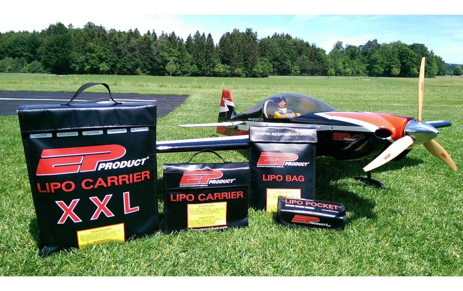 EP LiPo-Tasche XXL 380 X 75 X 300 Mm - Zubehör Ladegerät 5 EP LiPo-Tasche XXL 380 X 75 X 300 Mm - Zubehör Ladegerät – Bild 3