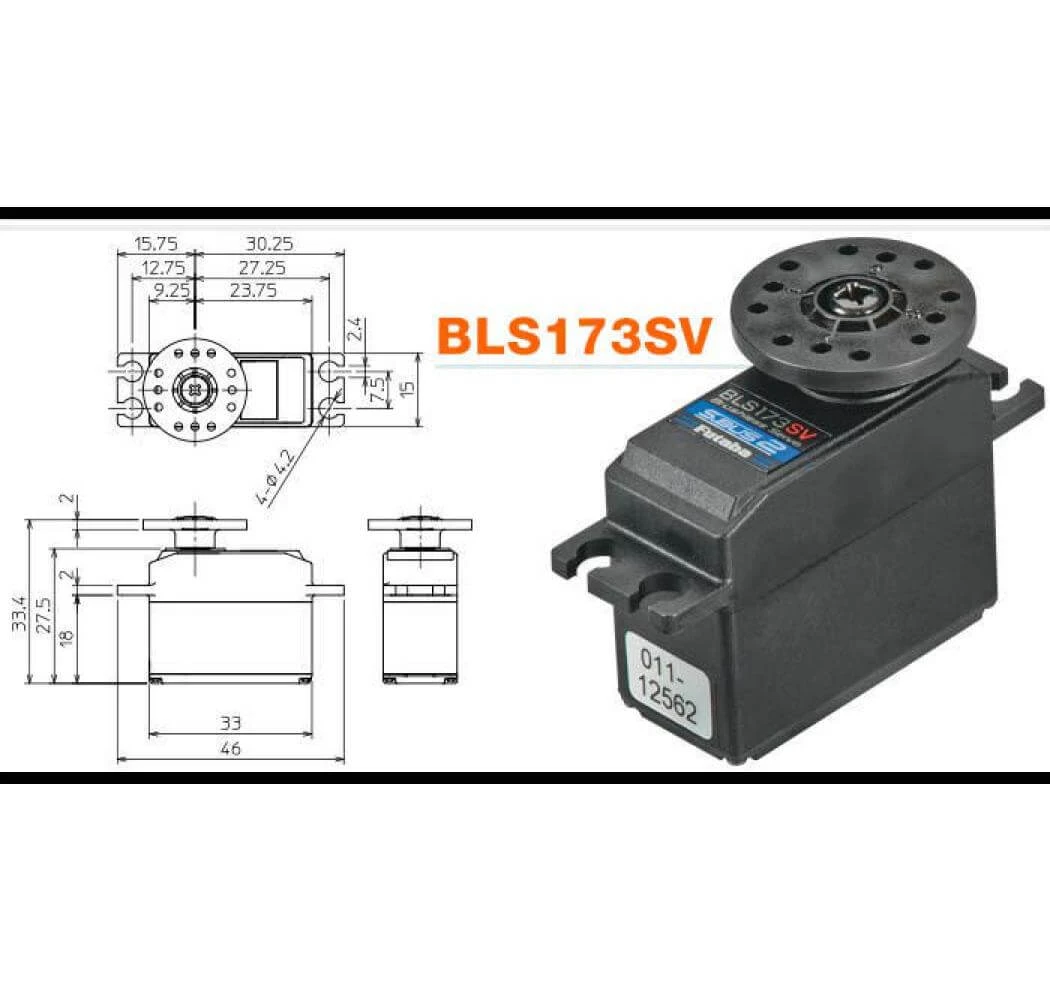 Futaba Servo BLS173SV Digital HV Brushless - Servo ⋅ Kreisel 4 Futaba Servo BLS173SV Digital HV Brushless - Servo ⋅ Kreisel – Bild 2