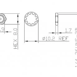 DeLock Sechskantmutter Für SMA / RP-SMA Buchse 10er-Set - Schrauben ⋅ Kleinteile 5 DeLock Sechskantmutter Für SMA / RP-SMA Buchse 10er-Set - Schrauben ⋅ Kleinteile -RC-Modellbau Onlineshop 743373 2 5