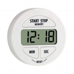 TFA Dostmann Timer Digital Mit Stoppuhr, Weiss - RC Elektronic