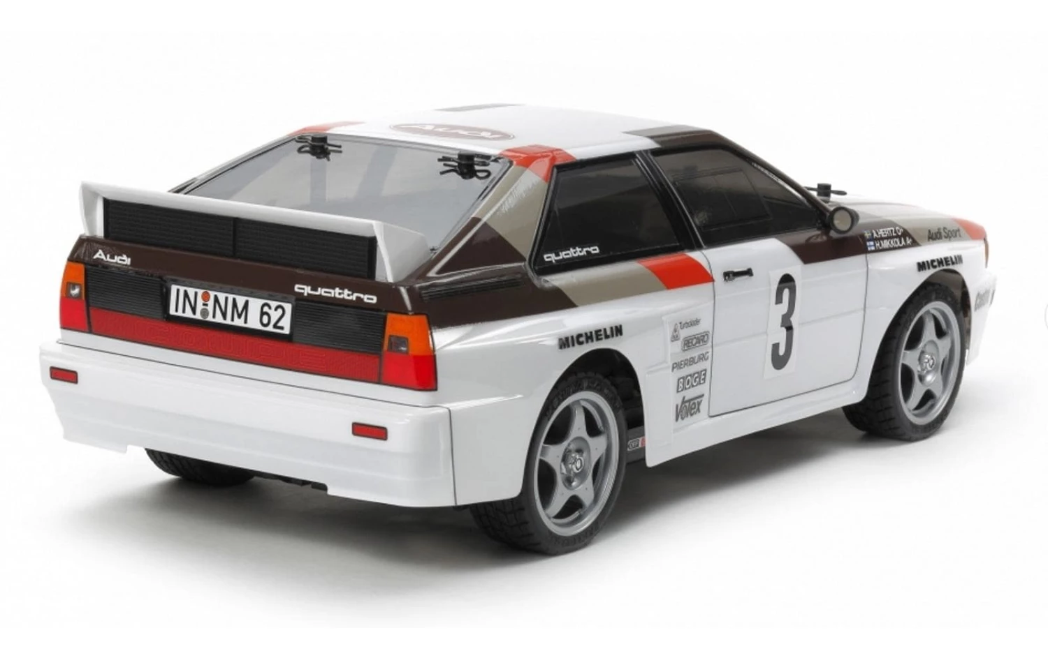 Tamiya Rally Audi Quattro A2 TT-02 Bausatz - On-Road Modelle 4 Tamiya Rally Audi Quattro A2 TT-02 Bausatz - On-Road Modelle – Bild 2