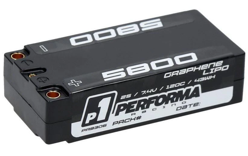 Performa Racing RC-Akku LiPo 5800 MAh 7.4 V 120C Impact LCG - Akkus 3 Performa Racing RC-Akku LiPo 5800 MAh 7.4 V 120C Impact LCG - Akkus
