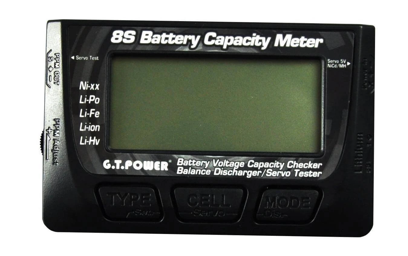 G.T. Power Akkutester 8S Battery Capacity Meter Mit Servotester - Akkus 3 G.T. Power Akkutester 8S Battery Capacity Meter Mit Servotester - Akkus