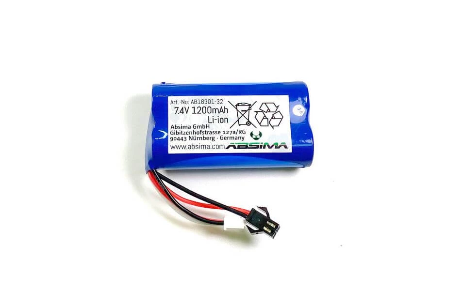 Absima RC-Akku Li-Ion 1200 MAh 7.4 V - Akkus 3 Absima RC-Akku Li-Ion 1200 MAh 7.4 V - Akkus